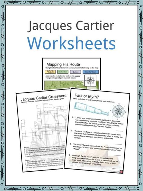 jacques cartier activity for kids